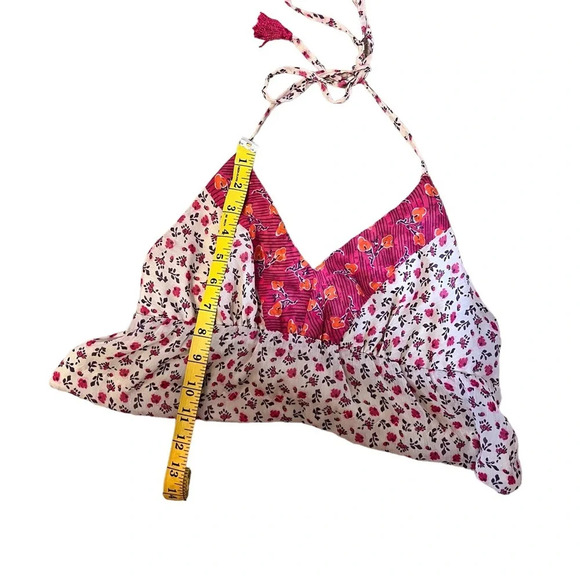 Old Navy Floral  Cropped Halter Top - Picture 2 of 4